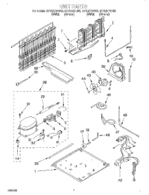 04 - Unit parts for Whirlpool Refrigerator ET16JKXDW03 from AppliancePartsPros.com