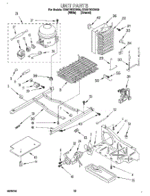 09 - Unit parts for Whirlpool Refrigerator ED25TWXDN00 from AppliancePartsPros.com