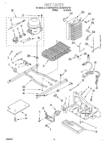 09 - Unit parts for Whirlpool Refrigerator ED25PQXFN01 from AppliancePartsPros.com
