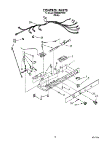 12 - Control parts for Whirlpool Refrigerator ED25RQXYW01 from AppliancePartsPros.com