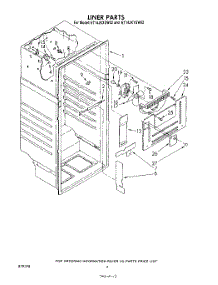 03 - Liner parts for Whirlpool Refrigerator ET14JKXSW02 from AppliancePartsPros.com
