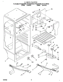 03 - Liner, Lit / Optional parts for Whirlpool Refrigerator ET14HJXDN00 from AppliancePartsPros.com