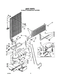 07 - Unit parts for Whirlpool Refrigerator ET14JKXSW02 from AppliancePartsPros.com
