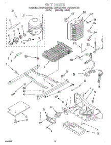 09 - Unit parts for Whirlpool Refrigerator ED27DQXDW03 from AppliancePartsPros.com