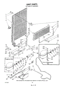 06 - Unit parts for Whirlpool Refrigerator ET14AKXSW01 from AppliancePartsPros.com