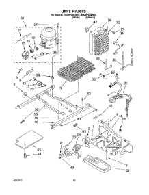 09 - Unit parts for Whirlpool Refrigerator ED25PQXDN01 from AppliancePartsPros.com