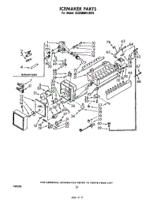 12 - Icemaker parts for Whirlpool Refrigerator ED26MM1LWR1 from AppliancePartsPros.com