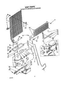 07 - Unit parts for Whirlpool Refrigerator ET14JMYSM03 from AppliancePartsPros.com