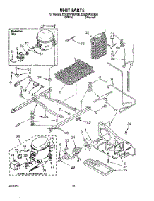 10 - Unit parts for Whirlpool Refrigerator ED22PWXXW00 from AppliancePartsPros.com
