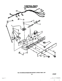 12 - Control parts for Whirlpool Refrigerator ED27DQXWW10 from AppliancePartsPros.com