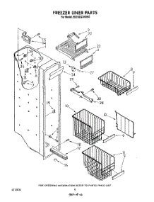 05 - Freezer Liner parts for Whirlpool Refrigerator ED25DQXVN00 from AppliancePartsPros.com