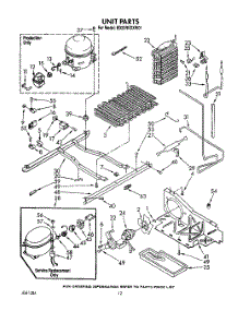 08 - Unit parts for Whirlpool Refrigerator ED22RKXXW01 from AppliancePartsPros.com