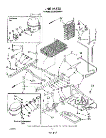 10 - Unit parts for Whirlpool Refrigerator ED25DQXVN00 from AppliancePartsPros.com