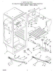 03 - Liner, Lit / Optional parts for Whirlpool Refrigerator ET14JKYFN00 from AppliancePartsPros.com
