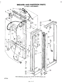 03 - Breaker And Partition parts for Whirlpool Refrigerator EHD261MMWR2 from AppliancePartsPros.com