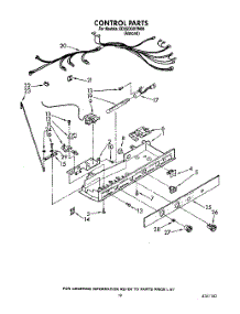 12 - Control parts for Whirlpool Refrigerator ED25DQXYW00 from AppliancePartsPros.com