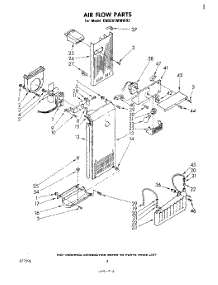 04 - Air Flow parts for Whirlpool Refrigerator EHD261MMWR2 from AppliancePartsPros.com