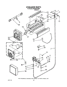 13 - Icemaker, Lit / Optional parts for Whirlpool Refrigerator ED25DQXYW00 from AppliancePartsPros.com