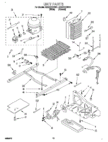 09 - Unit parts for Whirlpool Refrigerator ED22ZRXDN01 from AppliancePartsPros.com