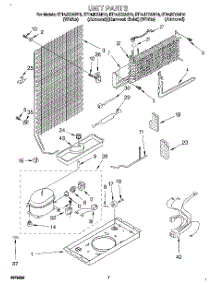 04 - Unit parts for Whirlpool Refrigerator ET14JKYAW10 from AppliancePartsPros.com