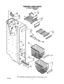 05 - Freezer Liner parts for Whirlpool Refrigerator ED25DQXYN00 from AppliancePartsPros.com