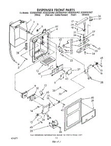 09 - Dispenser Front parts for Whirlpool Refrigerator ED25DQXVN07 from AppliancePartsPros.com