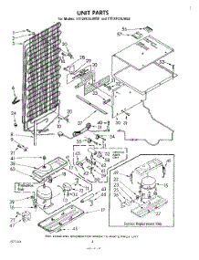 03 - Unit parts for Whirlpool Refrigerator ET12PCXLWR0 from AppliancePartsPros.com