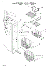 04 - Freezer Liner parts for Whirlpool Refrigerator ED27DQXDW04 from AppliancePartsPros.com