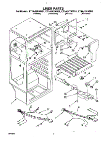 03 - Liner, Lit / Optional parts for Whirlpool Refrigerator ET14JKXAW01 from AppliancePartsPros.com