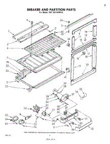 04 - Breaker And Partition parts for Whirlpool Refrigerator EHT201VKWR6 from AppliancePartsPros.com