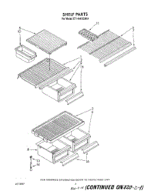 05 - Shelf parts for Whirlpool Refrigerator ET14AKXSW04 from AppliancePartsPros.com