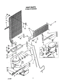 07 - Unit parts for Whirlpool Refrigerator ET14AKXSW04 from AppliancePartsPros.com