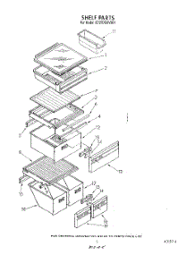 04 - Shelf parts for Whirlpool Refrigerator ED25DQXVS01 from AppliancePartsPros.com