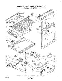 04 - Breaker And Partition , Lit / Optional parts for Whirlpool Refrigerator EHT201ZKWR4 from AppliancePartsPros.com