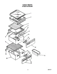 04 - Shelf parts for Whirlpool Refrigerator ED27DQXXW00 from AppliancePartsPros.com
