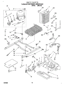 09 - Unit parts for Whirlpool Refrigerator ED22TWXDW01 from AppliancePartsPros.com
