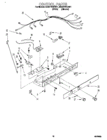 11 - Control parts for Whirlpool Refrigerator ED22TWXDW01 from AppliancePartsPros.com