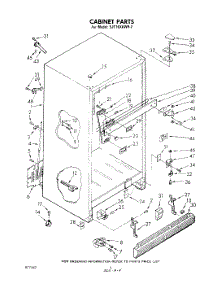 03 - Cabinet parts for Whirlpool Refrigerator EJT161XKWR2 from AppliancePartsPros.com