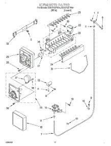 11 - Icemaker parts for Whirlpool Refrigerator ED22TQXFN00 from AppliancePartsPros.com