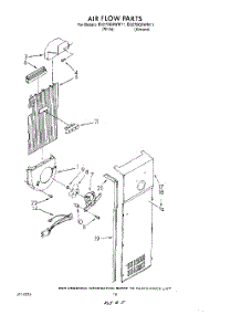 11 - Air Flow parts for Whirlpool Refrigerator ED27DQXWW11 from AppliancePartsPros.com