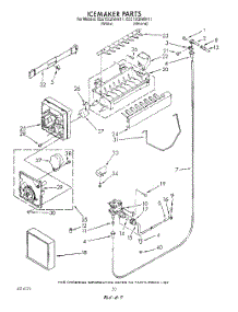 13 - Icemaker , Not Illustrated parts for Whirlpool Refrigerator ED27DQXWW11 from AppliancePartsPros.com