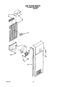 11 - Air Flow parts for Whirlpool Refrigerator ED27DQXXN01 from AppliancePartsPros.com