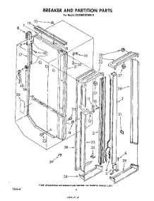 03 - Breaker And Partition parts for Whirlpool Refrigerator ED26MKXRWR0 from AppliancePartsPros.com