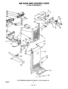 03 - Air Flow And Control, Lit / Optional parts for Whirlpool Refrigerator EHD261MKWR4 from AppliancePartsPros.com