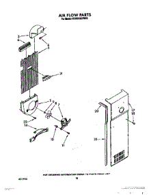 11 - Air Flow parts for Whirlpool Refrigerator ED25DQXVW03 from AppliancePartsPros.com