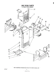 04 - Air Flow parts for Whirlpool Refrigerator EHD261MMWR1 from AppliancePartsPros.com