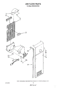 11 - Air Flow parts for Whirlpool Refrigerator ED25DQXVP02 from AppliancePartsPros.com