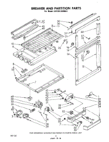 04 - Breaker And Partition parts for Whirlpool Refrigerator EHT201ZKWR5 from AppliancePartsPros.com