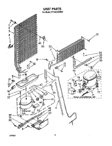 07 - Unit parts for Whirlpool Refrigerator ET14AKXSW02 from AppliancePartsPros.com