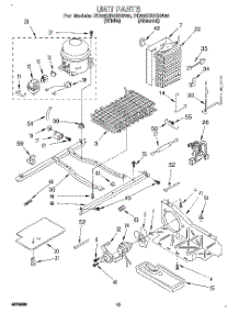 09 - Unit parts for Whirlpool Refrigerator ED22ZRXBW00 from AppliancePartsPros.com